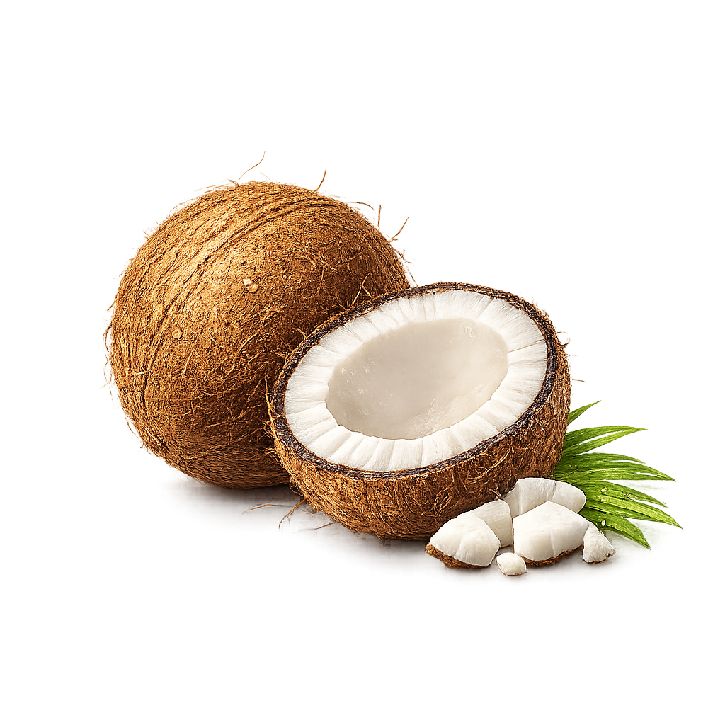 Coconut nutrition facts and calories per 100g
